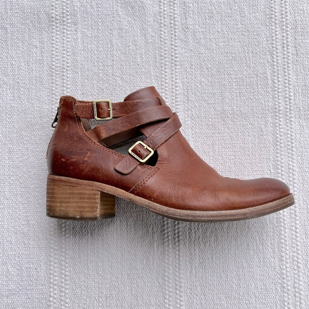 Kork Ease Jardin Open Belted Boots Size 8.5